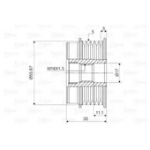 ALTERNATOR KASNAGI (RULMANLI) PASSAT (96 05) A4 (01 04) A6 (97 05) SUPERB 1,6 1,8 19TDI - VALEO 588008 - 1