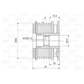 ALTERNATOR KASNAGI BORA CADDY II III TRANSPORTER T5 CRAFTER 30 35 EOS GOLF IV V VI JETTA II IV - VALEO 588024 - 1