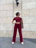 BİÇOMİ Bol paça pantolonlu alt üst takım thumbnail 3