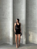 BİÇOMİ Şortlu keten takım s255014 thumbnail 4