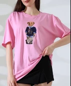 BİÇOMİ Ayıcıklı oversize tişört thumbnail 2