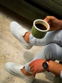 BİÇOMİ KB-101 Kuback Beyaz Triko Bağcıklı Günlük Erkek Ayakkabı thumbnail 5