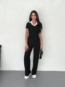 BİÇOMİ Ottoman kumaş beyaz gömlek yaka takım s4142 thumbnail 1