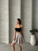 BİÇOMİ Puantiyeli etek s25900 thumbnail 7