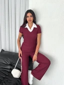 BİÇOMİ Ottoman kumaş beyaz gömlek yaka takım s4142 - 7