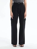 BİÇOMİ Kargo cep jeans pantolon siyah thumbnail 1