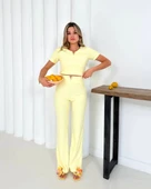 BİÇOMİ V aksesuarlı ottoman takım sarı s255850 thumbnail 5