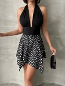 BİÇOMİ Puantiyeli etek s25900 thumbnail 6