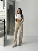 BİÇOMİ Fit comfort bej salaş pantolon A6011 thumbnail 6