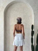 BİÇOMİ Çingene keten etek beyaz s24808 thumbnail 6