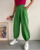 BİÇOMİ Şalvar pantolon yeşil s23202 thumbnail 3