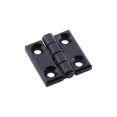 Siyah Metal Mİni Yaprak Menteşe 30x30mm Dayanıklı Mobilya Kapı Dolap Çekmece Kapak Aksesuar Bağlantı thumbnail 8