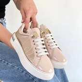 BİÇOMİ Hley Bej Rugan Paraşüt Detaylı Bağcıklı Spor Ayakkabı thumbnail 4