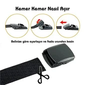 Outdoor Stretch Kemer 115 Cm Siyah thumbnail 5