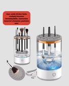 USB Şarjlı Kompakt Makyaj Fırçası Temizleme Makinesi - 4