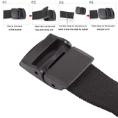 Outdoor Stretch Kemer 4 Cm 115 Cm Siyah thumbnail 4