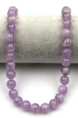 Lavander Ametist (AA Kalite) Doğal Taş Dizi 10 mm Küre Kesim thumbnail 2