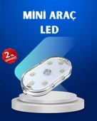 7 Renk Modlu Dokunmatik Sensörlü Mini LED Araç İçi Lamba thumbnail 2