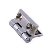 Metal Gümüş Yaprak Menteşe 4 ADET 60x60mm Kapi Pencere Dolap Mobilya Kapak Menteşe Bağlantı Aksesuar thumbnail 9