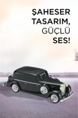 D55 Retro Araba Tasarımlı Bluetooth Hoparlör 2x5W FM + USB + TF Kart - 5