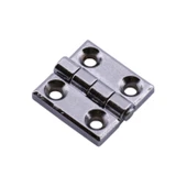 Yaprak Menteşe Metal 2 ADET 30x30 mm Gümüş Krom  Kapi Pencere Dolap Mobilya Kapak Menteşe Bağlantı thumbnail 7