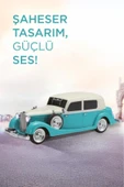 D55 Retro Araba Tasarımlı Bluetooth Hoparlör 2x5W FM + USB + TF Kart - 2