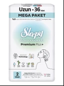 Sleepy 3'lü Bio Natural Uzun 36'lı Hijyenik Ped Mega Paket ve ROSIE makyaj pamuk thumbnail 2