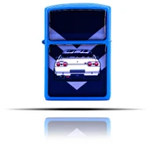 Araba Desenli Mavi Benzinli Çakmak thumbnail 2