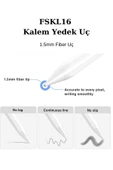 Cisteen Stylus kalem için kurşun kalem uçları, yedek stylus kalem uçları Siyah (3 adet) thumbnail 3