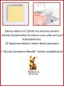 925 Gümüş - Ayarlanabilir Serçe Parmak Yüzüğü İstediğini Yazdır - 5