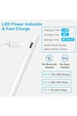 bravesons İpad Air Pro Mini 9/10 Nesil Uyumlu Palm Rejection Stylus Hassas Çizim Kalemi 4. Nesil(3 Ad UÇ) - 5