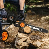 Worx 40CM Profesyonel Şarjlı Kömürsüz Zincirli Testere - 40Volt 4.0Ah Li-ion - 5