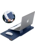 Cisteen Nillkin15.6inç MacBook KılıfStandlı MausePed Vegan Deri Laptop Çantası thumbnail 2
