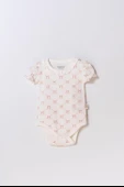 Bebek 2li Kısa Kollu Zıbın Body %100 Organik Pamuk, Bebek-Yenidoğan-CSY8137 - 3