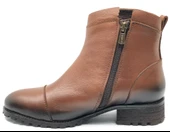 Venüs Marsel Hakiki Deri Düz Kaymaz Taban Ortopedik Kadın Bot thumbnail 7