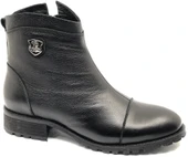 Venüs Marsel Hakiki Deri Düz Kaymaz Taban Ortopedik Kadın Bot thumbnail 3