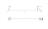 Bocchi Padova Uzun Havluluk 50 cm Krom 3017-0019 - 2