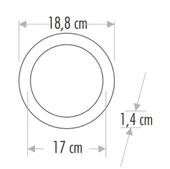 2 ADET CATA CT 5148  Led Spot 15W 6400K Beyaz Işık thumbnail 2
