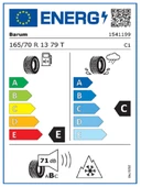 Barum 165/70R13 79T POLARIS 5 Oto Kış Lastiği(Üretim Yılı: 2025) - 2