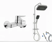 Artema Solid S Banyo Bataryası + Doppo Prime Lux Tepe Duş Sistemi thumbnail 1