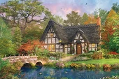 KS Puzzle 2000 Parça The Stoney Brıdge Cottage Kır Evi - 2