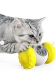 Yeni Nesil Kedi ve Köpek İnteraktif Mama Dağıtıcı Ödül Maması Atıcı Robot - 2