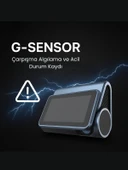 Mieco X8 Wifi /4k Uhd/ 170 Ultra Geniş Açı/ Kör Nokta / Adas/ Ön + Arka Araç Kamerası + Hafıza Kartı Hediyeli thumbnail 6