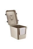 Pribor HZ-500 Xxl 3 Fonksiyonlu Açık / Kapalı Kedi Tuvaleti ve Taşıma Çantası Bej 56 x 40 x 43 Cm thumbnail 5