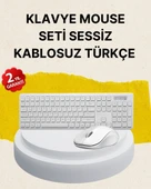 Tam Boy Kablosuz Klavye Mouse Seti - Gelişmiş Bağlantı ve Sessiz Performans - 1