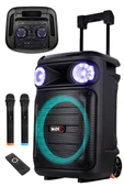 Midex 1100 Watt Mikrofonlu Karaoke Eğlence Işıklı Ses Sistemi MXR-1100 (Bluetooth Kayıt Usb Şarjlı) - 3