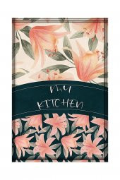 elleser Dekoratif Yıkanabilir Kaymaz Pamuk Tabanlı Mutfak Halısı - 2