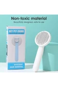 Key Pet Comb Kulaklı Lüx Basmalı Evcil Hayvan Tarağı - 2