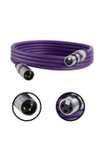 Midex MXL-3M-5x Kaliteli XLR TO XLR 3 mt. Mikrofon Kablosu (5 Adet 5 Renk) - 2
