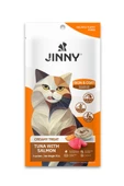 Jinny Creamy Treat Skin Coat Tuna ve Somon Etli Kedi Ödülü 5X15GR - 1